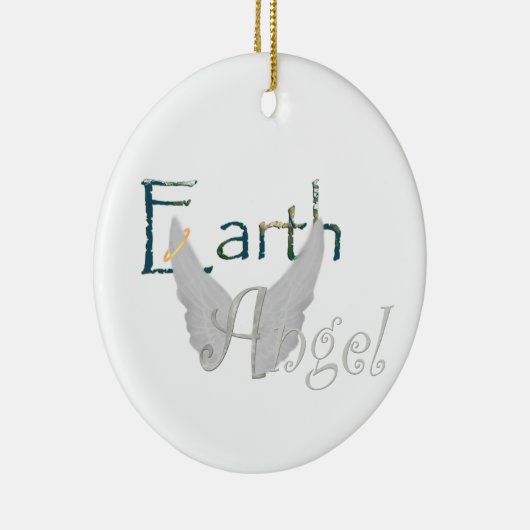 Earth Angel Keramik Ornament (Rechts)