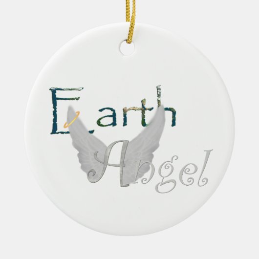 Earth Angel Keramik Ornament (Vorne)