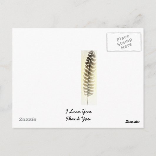 Earth Angel Postkarte (Rückseite)