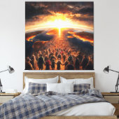 *~* Earth AP70 World Light Celestial Cosmic Leinwanddruck (Insitu (Schlafzimmer))