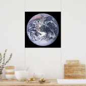 Earth - Apollo 17 Foto Poster (Küche)