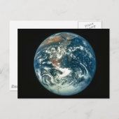 Earth as Seen from the Moon Postkarte (Vorne/Hinten)
