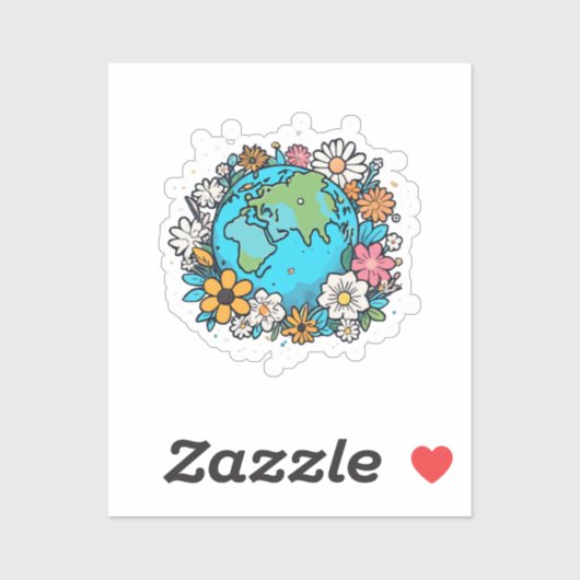 Earth Beauty Aufkleber (Blatt)