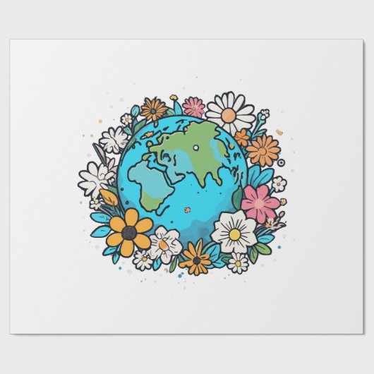 Earth Beauty Geschenkpapier (Flach)