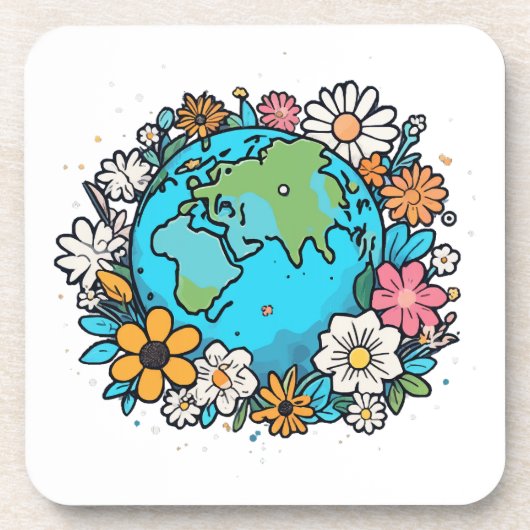 Earth Beauty Getränkeuntersetzer (Vorderseite)
