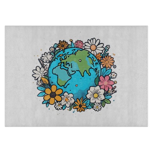 Earth Beauty Schneidebrett (Vorderseite)