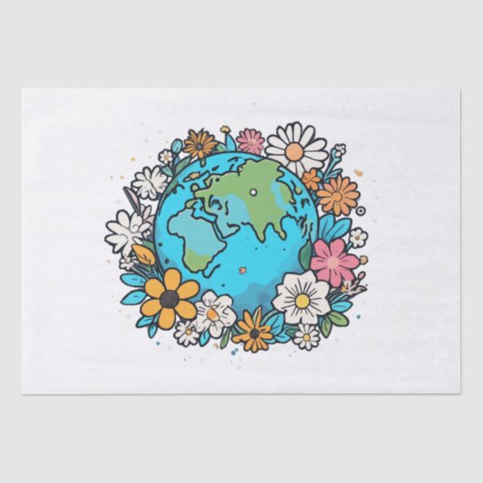 Earth Beauty Seidenpapier (Vorderseite)