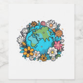 Earth Beauty Weinetikett (Einzelnes Label)