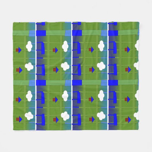 Earth Blanket Fleecedecke (Vorderseite (Horizontal))