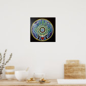 Earth Blessing Mandala Poster (Küche)