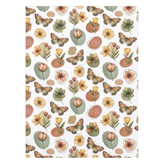 Earth Blossom Harmony Tischdecke (Vorderseite)