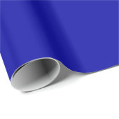 Earth Blue Glossy Wrapping Paper Geschenkpapier (Rolleneckpunkt)