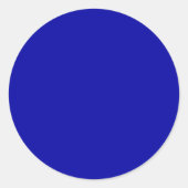 Earth Blue Large Round Sticker (Vorderseite)
