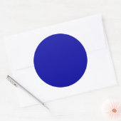 Earth Blue Large Round Sticker (Umschlag)