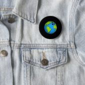 Earth Bowling Ll. Der Earth Day Favors. Funny Eart Button (Beispiel)