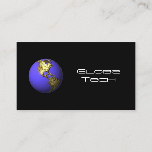 Earth Business Card Visitenkarte (Vorderseite)