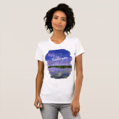 Earth Celebration Blue Summer Sky and Water T-Shir T-Shirt (Vorne ganz)