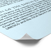 Earth Charter Poster - 22x31 Semi-Gloss (Ecke)