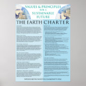 Earth Charter Poster - 22x31 Semi-Gloss (Vorne)