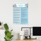 Earth Charter Poster - 22x31 Semi-Gloss (Heimbüro)
