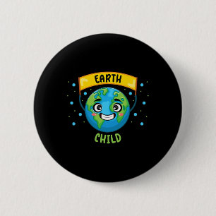 Earth Child Rett Planet Lehrer Science Climate Ch Button