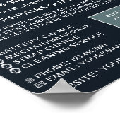 Earth Clock, Horologin Advertising Poster (Ecke)