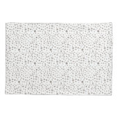 Earth Confetti Watercolor Dots Pillowcase Kissenbezug (Rückseite)