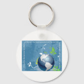 Earth ~ Cree Indian Proverb Schlüsselanhänger (Vorderseite)