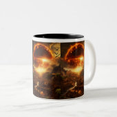 Earth Cycle Dream Coffee Cup Zweifarbige Tasse (VorderseiteRechts)