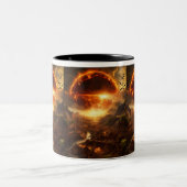 Earth Cycle Dream Coffee Cup Zweifarbige Tasse (Mittel)