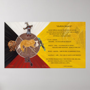 Earth Dance von Kim McElroy Poster