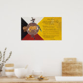 Earth Dance von Kim McElroy Poster (Küche)