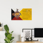 Earth Dance von Kim McElroy Poster (Heimbüro)