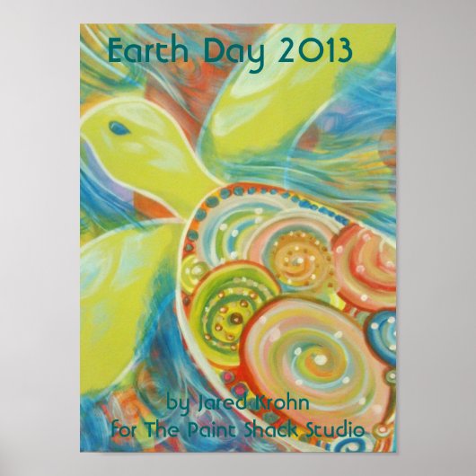 Earth Day 2013 Sea Turtle Poster (Vorne)