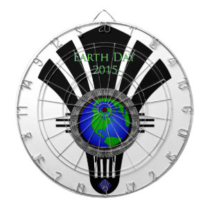 Earth Day 2015 Fan Blade Dartscheibe
