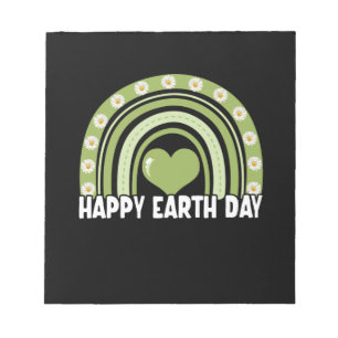 Earth Day 2022 Happy Earth Day Rainbow Notizblock