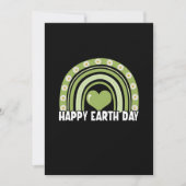 Earth Day 2022 Happy Earth Day Rainbow Save The Date (Vorderseite)