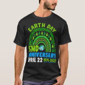 Earth Day 2022 Rainbow Trendy 52. Jubiläum Kid T-Shirt (Vorderseite)