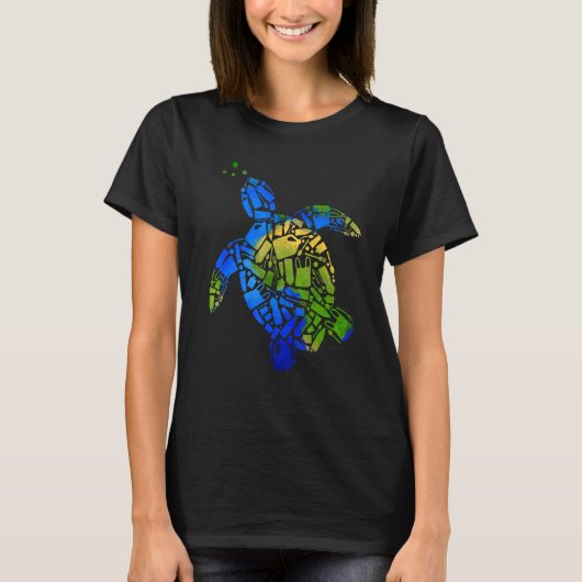 Earth Day 2022 Restore Earth Turtle Sea Rett Our P T-Shirt (Vorderseite)