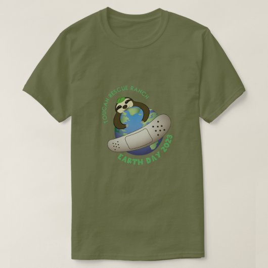 Earth Day 2023 - T - Shirt der Toucan Rescue Ranch (Design vorne)