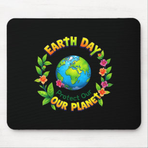 Earth Day 2025 Erde Glücklicher Earth Day T-Shirt Mousepad
