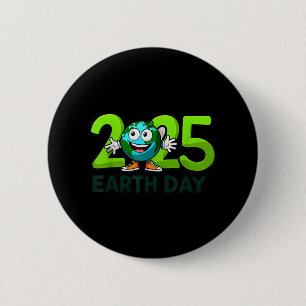 Earth Day 2025 Funny Earth Day Birthday Kids Boys Button