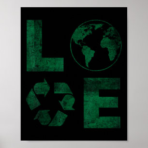 Earth Day 2025 Liebe Earth Earth Jeden Vintagen Ta Poster