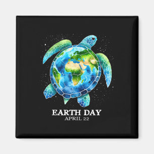 Earth Day 2025 Liebe Earth Sea Turtle Art Rett The Magnet