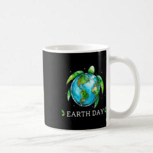 Earth Day 2025 Restore Earth Sea Turtle Art Rett T Kaffeetasse