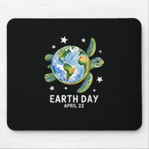 Earth Day 2025 Restore Earth Sea Turtle Rett The P Mousepad