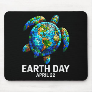 Earth Day 2025 Restore Earth Sea Turtle Rett The P Mousepad