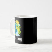 Earth Day 2025 Restore Recycle Rett Kaffeetasse (Vorderseite Links)