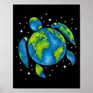 Earth Day 2025 Restore Recycle Sea Turtle Rett The Poster