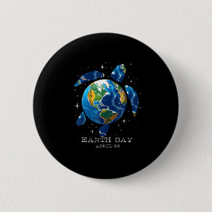 Earth Day 2025 Rett Earth Sea Turtle Art Rett The Button